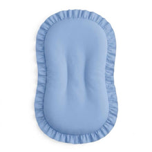 Load image into Gallery viewer, Blue Ruffle Baby Lounger Cover
