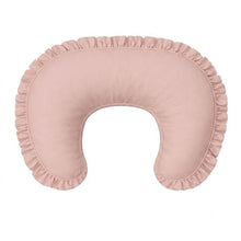 Load image into Gallery viewer, Pink Ruffle Nursing Pillow Cover
