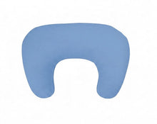 Load image into Gallery viewer, Blue Ruffle Nursing Pillow Cover
