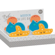 Wooden Sea Life Rattle