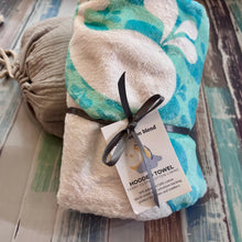 Load image into Gallery viewer, Whale of a Time Hooded Baby Bath Towel
