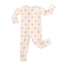 Load image into Gallery viewer, Brighter Days Zippered Baby Romper
