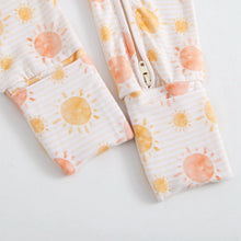 Load image into Gallery viewer, Brighter Days Zippered Baby Romper
