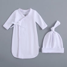 Load image into Gallery viewer, Baptism Gown &amp; Hat Set
