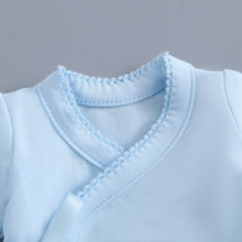 Load image into Gallery viewer, Light Blue Bereavement Gown &amp; Hat Set
