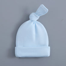 Load image into Gallery viewer, Light Blue Bereavement Gown &amp; Hat Set
