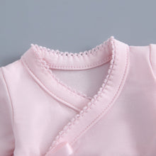 Load image into Gallery viewer, Light Pink Bereavement Gown &amp; Hat Set
