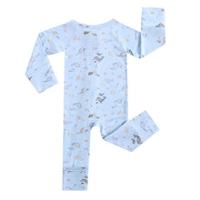 Load image into Gallery viewer, Sea of Love Zippered Baby Romper
