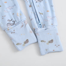 Load image into Gallery viewer, Sea of Love Zippered Baby Romper
