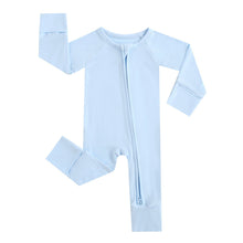 Load image into Gallery viewer, Dewdrop Zippered Baby Romper
