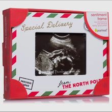 Load image into Gallery viewer, Special Delivery Sonogram Holiday Picture Frame
