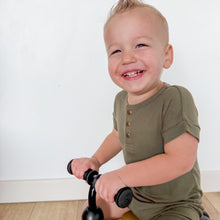 Load image into Gallery viewer, Olive Ribbed Romper

