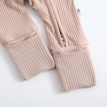 Load image into Gallery viewer, Maple Ribbed Zippered Baby Romper
