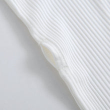 Load image into Gallery viewer, Snow Ribbed Zippered Baby Romper
