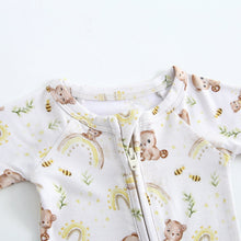 Load image into Gallery viewer, Sweet as Honey Zippered Baby Romper
