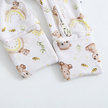 Load image into Gallery viewer, Sweet as Honey Zippered Baby Romper
