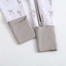 Load image into Gallery viewer, Little Lamb Zippered Baby Romper
