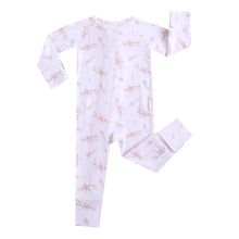 Load image into Gallery viewer, Bunny Tutu Ruffled Zippered Baby Romper
