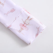 Load image into Gallery viewer, Bunny Tutu Ruffled Zippered Baby Romper

