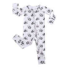 Load image into Gallery viewer, Lucky Panda Zippered Baby Romper
