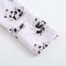 Load image into Gallery viewer, Lucky Panda Zippered Baby Romper
