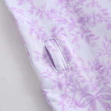 Load image into Gallery viewer, Bows &amp; Blooms Ruffled Zippered Baby Romper
