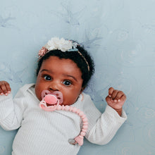 Load image into Gallery viewer, Jersey Knit Polyester Crib Sheet in Tranquil Skies
