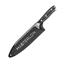 Load image into Gallery viewer, MASTERPAN Santoku Knife With Stainless Steel blade &amp; Cover, 7" (18cm)
