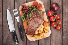 Load image into Gallery viewer, MASTERPAN Chef's Knife With Stainless Steel blade &amp; Cover, 8" (20cm)
