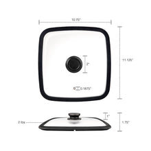 Load image into Gallery viewer, MASTERPAN Tempered Glass Lid, Fits Our 11x11" Pans (28cm)
