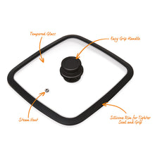 Load image into Gallery viewer, MASTERPAN Tempered Glass Lid, Fits Our 11x11" Pans (28cm)
