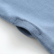 Load image into Gallery viewer, Midnight Blue Zippered Baby Romper
