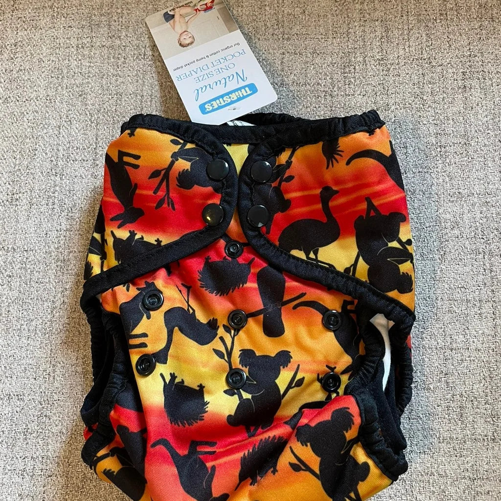 Thirsties Natural One Size Pocket Diaper Outback – The Nest