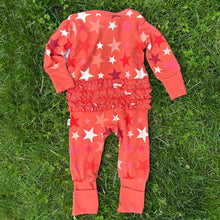 Load image into Gallery viewer, Pink Stars Zip Onesie
