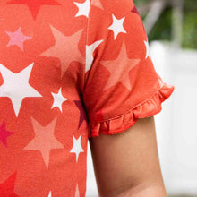 Load image into Gallery viewer, Pink Star Short Sleeve Bamboo Set
