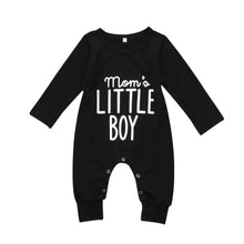 Load image into Gallery viewer, Modern New Romper Jumpsuit For Newborn Toddler Infant Baby Boys Romper Long Sleeve Jumpsuit Playsuit With Words Moms Little Boy
