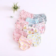 Load image into Gallery viewer, 6 Layer Baby Cotton Training Pants Panties Cloth Diapers Reusable Child Nappies Breathable Diaper
