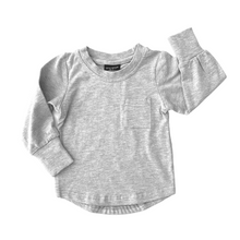 Load image into Gallery viewer, Long Sleeve Pocket Tee - Grey
