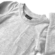 Load image into Gallery viewer, Long Sleeve Pocket Tee - Grey
