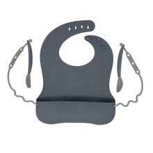 Load image into Gallery viewer, Travel Tether Bib+ Utensils
