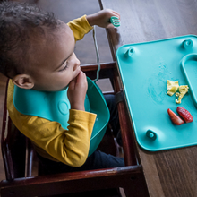 Load image into Gallery viewer, Travel Tether Bib+ Utensils
