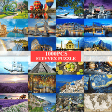 Load image into Gallery viewer, New Modern Stevvex Puzzles 1000 pieces Assembling picture Landscape puzzles toys for Adults Children Kids Educational Games Toys With Cities and Natures
