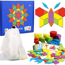 Load image into Gallery viewer, 155pcs Wooden Puzzle Board Set Colorful Baby  Educational Toys for Children Learning Developing Toy For Kids Puzzle
