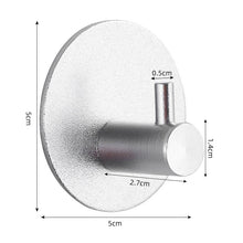 Load image into Gallery viewer, Adhesive Wall Hooks Mounted Door Key Cloth Coat Bathroom Robe Hanger Kitchen Hardware Rack Shelf Bag Hook Organizer For Hanging  Bathroom Toilet Sticky Hook
