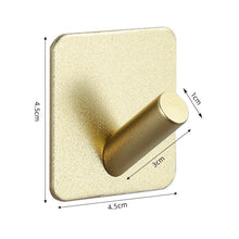 Load image into Gallery viewer, Adhesive Wall Hooks Mounted Door Key Cloth Coat Bathroom Robe Hanger Kitchen Hardware Rack Shelf Bag Hook Organizer For Hanging  Bathroom Toilet Sticky Hook
