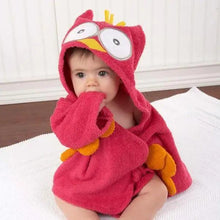 Load image into Gallery viewer, Baby Cute Mini Cartoon Bathrobes Soft Comfortable Bathrobe Warm Bath Towel For Babies Infants Beach Indoor Towel Durable Blankets
