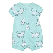 Load image into Gallery viewer, Baby Girl Clothes One-Piece Jumpsuits Baby Clothing Cotton Short Romper Infant Girl Clothes
