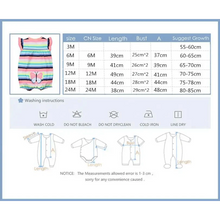 Load image into Gallery viewer, Baby Girl Clothes One-Piece Jumpsuits Baby Clothing Cotton Short Romper Infant Girl Clothes
