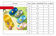 Load image into Gallery viewer, Baby Hole Shoes Summer New Children Nice Non-Slip Soft Floor Boys Girls Beach Sandals Clogs for Boys and Girls Non-Slip Breathable Kids Clogs Garden High Elasticity Kids Sandals Indoor Outdoor Waterproof Beach Sandals
