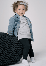Load image into Gallery viewer, Ribbed Legging - Black
